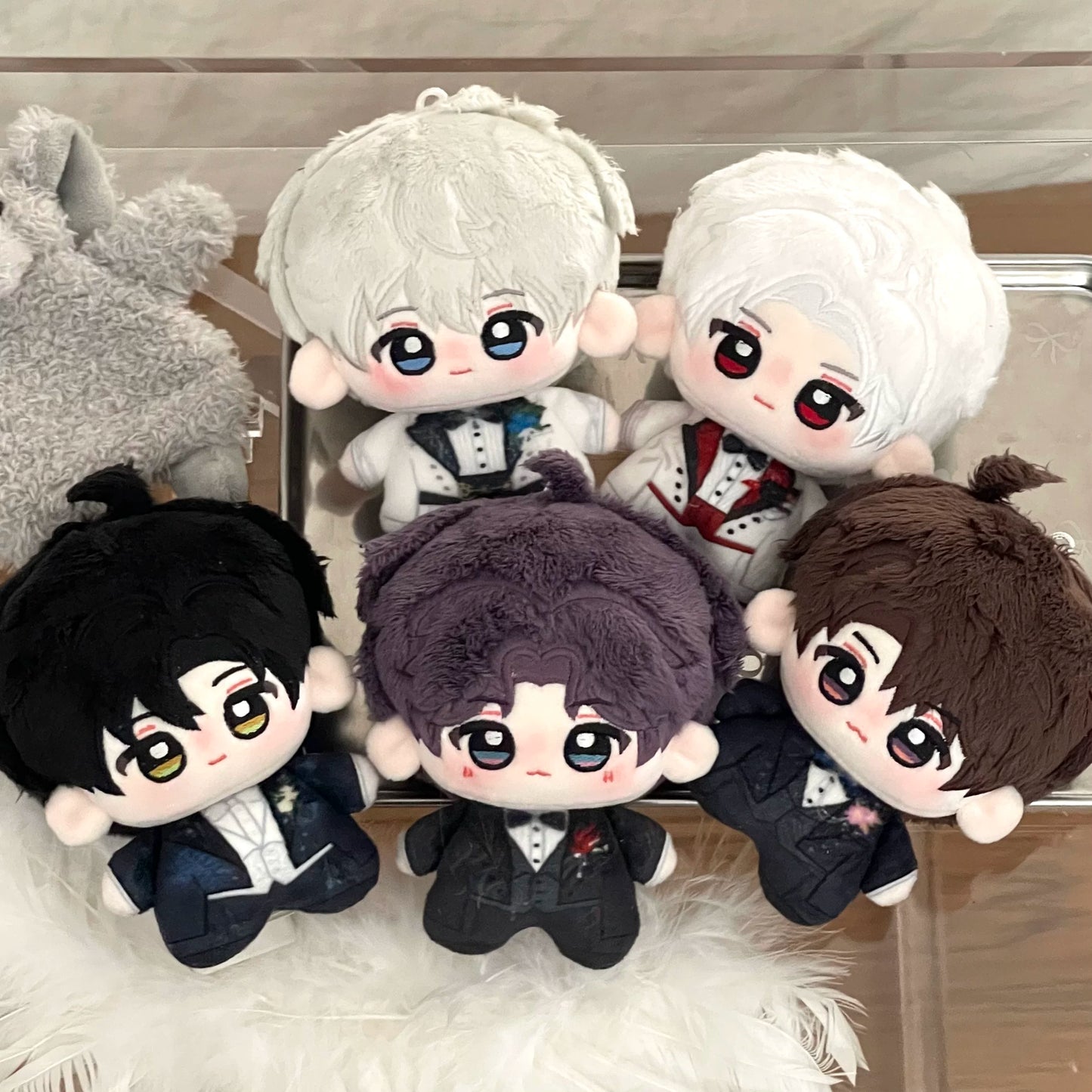 Love and Deepspace - Fan-Made Wedding Cards Merch 10cm Plush Doll