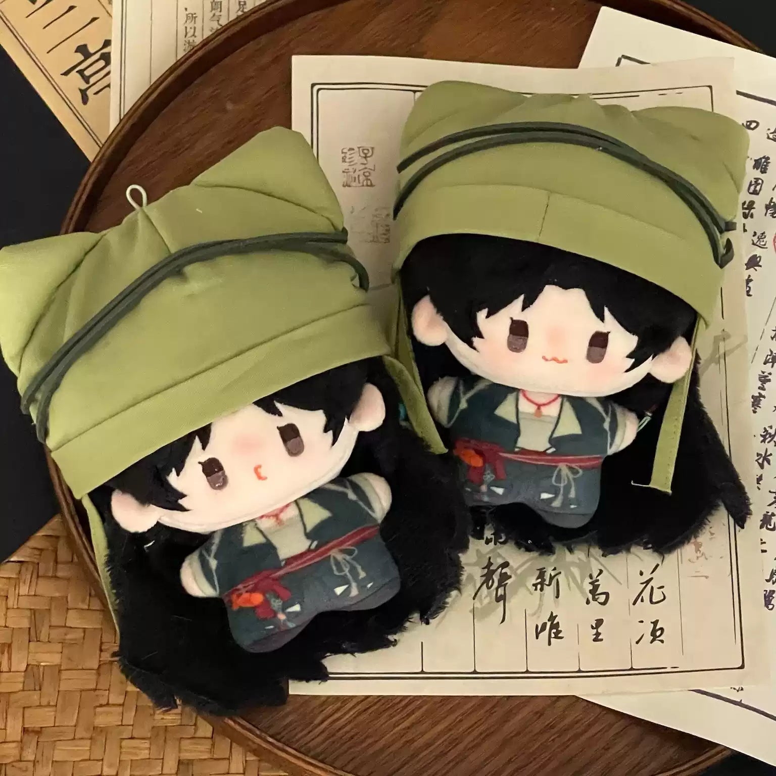 Where Winds Meet – Fan-Made Bean-Eye Yingying (Wen Wuque, the Ember of the East) 10cm Cotton Doll
