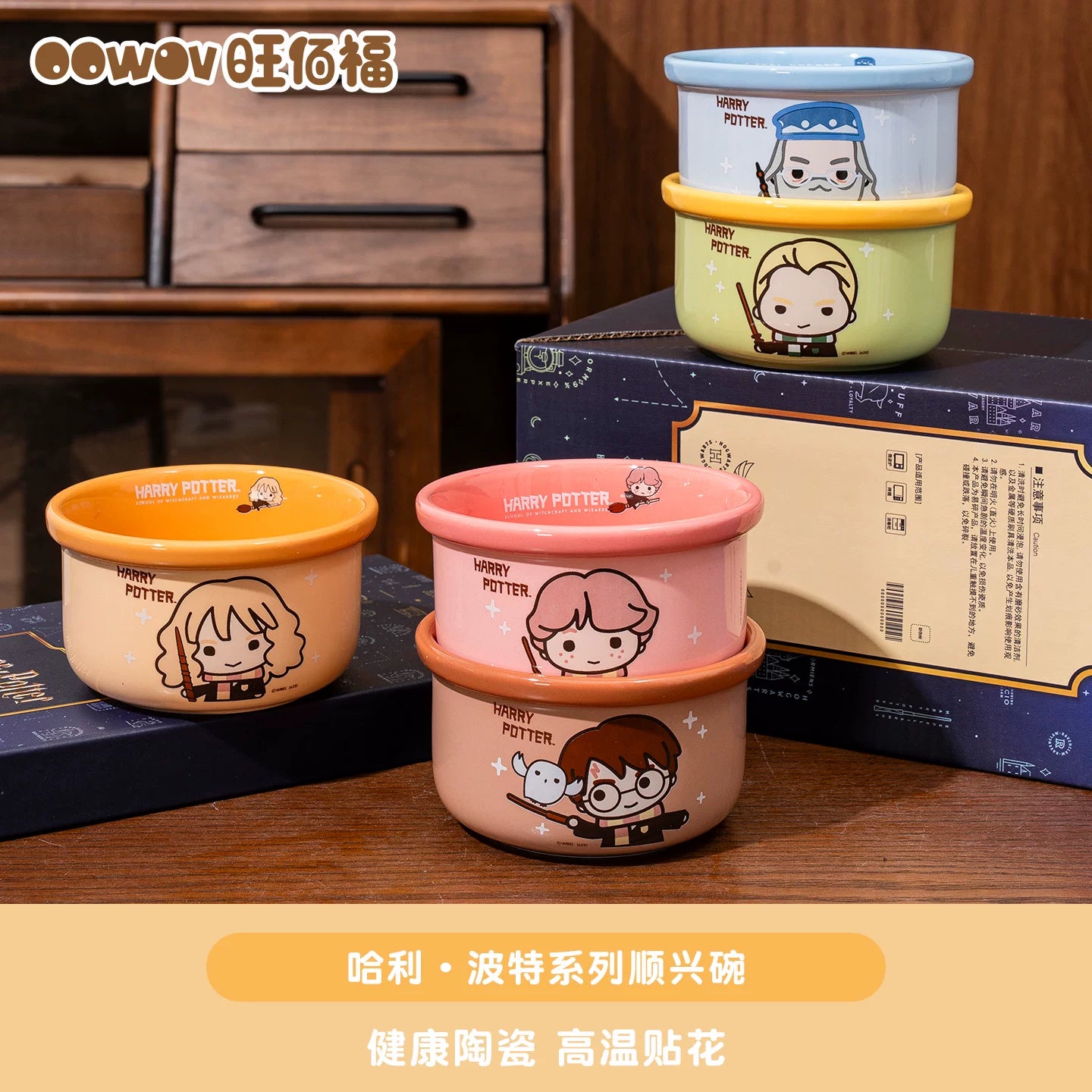WBF × Harry Potter – Official Licensed Ceramic Bowl Collection